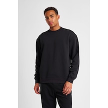 Lescon Erkek Sweatshirt 25s-1267-25n Siyah