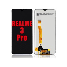 Realme 3 Pro Lcd Ekran Dokunmatik Siyah Çıtasız