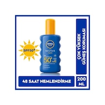 Sun Koruma& Nem Spf 50+ Leke Karşıtı Güneş Spreyi 200 Ml