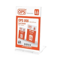 Ops Kart Tutucu Dikey A6 Dp 056