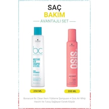Bc Clean Nem Yükleme Şampuanı 250ml + Air Whip Hacim Ve Tutuş Esnek Köpük 200ml
