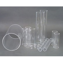 Pleksi Şeffaf Boru 130 X 300 Mm Et Kalınlığı 5 Mm