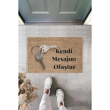 Dijital Baskı Kişiye Özel İç Kapı Dekorasyon Paspas Ps11222 Renkli