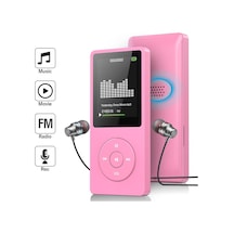 1049mp 8gb Hafıza Kartı  Ekranlı Mp3 Çalar Dahili Hoparlör Fm Radyo Bluetooth Müzik Çalar