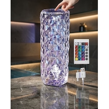Kristal Masa Lambası Rgb Dokunmatik Kontrol Uuczkristallamba Çok Renkli