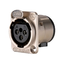 Switchcraft E3fsc Xlr Dişi 3-pin Metal Şase Tipi Konnektör 10'lu