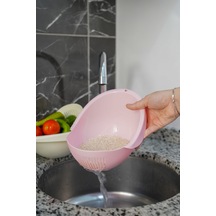 Oval Pirinç Süzgeci Sebze Meyve Yıkama Süzgeç Plastik Diğer