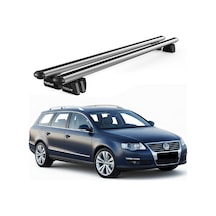 Pençe Volkswagen Passat B6 Sw 2005-2010 Uyumlu Gri Ara Atkı Port Bagaj Tavan Barı