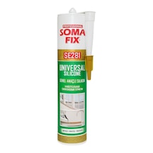 Somafıx Se281 Universal Silicone Beyaz / Genel Amaçlı Silikon Mastik / Su Geçirmez, Esnek, Hızlı Kuruyan Ba Diğer