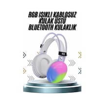 Kablosuz Bluetooth Kulaklık Rgb Işıklı Kulak Üstü 5.3 Bluetooth Bağlantılı - Lisinya
