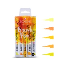 Ecoline Brush Pen 5'li Set Sarı Tonlar