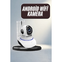 Motorlu 1080p Wifi Kamera 5 Antenli Gece Görüşlü
