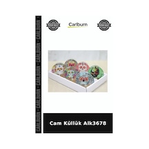 Özel Üretim Ev Dekor Masaüstü Aksesuar Şık Cam Küllük Alk3678