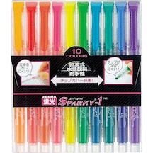 Zebra Sparky-1 Fosforlu Kalem 10'lu Set