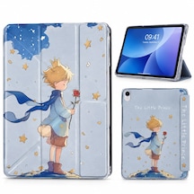 Huawei Matepad 11.5s / Air /11.5 Inç / Papermate 2023 2025 Uyumlu Desenli Mars Kalem Bölmeli Kılıf Kapaklı Kılıf