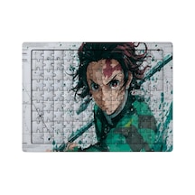 Ghostbastır Design Demon Slayer 99 Parça Ayaklı Puzzle Dekoratif Çocuk Yapbozu 064