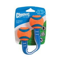 Chuckit Ultra Duo Tug 2'li Köpek Çekiştirme Topu Küçük Boy 25.5 x 5.1 x 5.1 CM