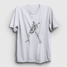 Noıssey Unisex Beyaz Skeleton Guitarist Music Rock T-shirt 339807tt