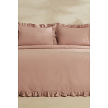 Karaca Home Pure %100 Pamuk Çift Kişilik Nevresim Takımı Pudra