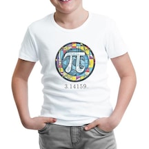 Matematik - Pi 15 Beyaz Çocuk Tshirt