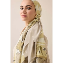 Imannoor Kufi Arpa Floş Pamuk Şal 70x210 Arpa