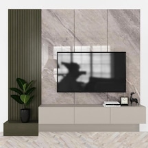 Beliz Tv Ünitesi Tv Sehpası Alt Modül KUM BEJİ  200 Cm