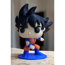 Goku Temalı 3d Figürü
