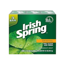 Irish Spring Original Deodorant Sabun 104.8 G x 3