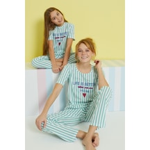 Siyah İnci Örme Pijama Takım 24107096 Çok Renkli