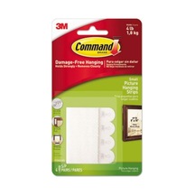 Command Resim Asma Çıkarılabilir Kilitleme Bağlantı Elemanları, 5/8" X 2 1/8", 4'lü Set