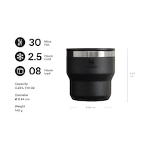 Stay-hot Termos Bardak 0.29 Litre - Siyah 2.0 Paslanmaz Çelik Çok Renkli