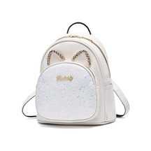 Sevimli Sırt Çantası Kadın 2023 Yeni Moda Akademisi Sırt Çantası Büyük Kapasiteli Moda Sırt Çantası White Beyaz