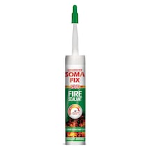 310Ml Somafıx Siyah Yangına Dayanıklı Isı Mastik 1500'C Akustik Siyah