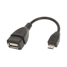 Qport Telefon Tablet Uyumlu Micro Usb2.0 Otg Çevirici Kablo Q-Otg