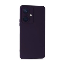 Vivo Y27 Uyumlu Kılıf Nano İçi Kadife Silikon - Mor