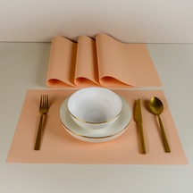 Maxstyle Harmony Citrus 4 Parça Amerikan Servis Seti 30x45 Cm Renkli