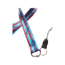 Bordo Mavi Kart Askı Ipi, Yaka Askı Ipi, Boyun Askı Ve Telefon Askı Aparatı ,2 Cm