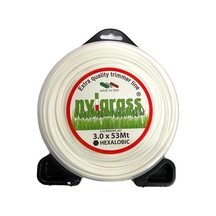 Nylgrass Misina 3.0mm 53 Mt 6 Köşe Beyaz