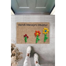 Dijital Baskı Kişiye Özel İç Kapı Dekorasyon Paspas Ps11232 Renkli