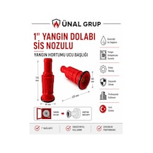1 İnç Yangın Dolabı Sis Nozulu Yangın Hortum Ucu Başlığı Yangın Dolabı Lansı 32 Mm