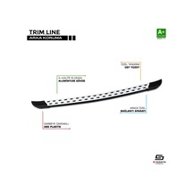 S-Dizayn  Volkswagen Caddy 4 Trimline Gri Arka Koruma 2020 Üzeri