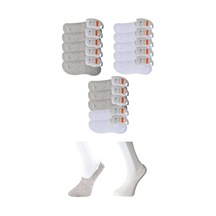 Gri Ve Beyaz Erkek Babet Çorap 15 Çift Antra Melanj