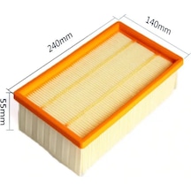 Karcher Vakum Süpürge Panel Filtresi Model 6.904.367.0 Toz Tutucu Hepa Tip Yedek Filtre