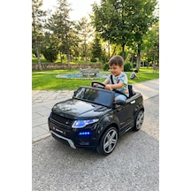 Raptor Gt 12 Volt Uzaktan Kumandalı Mp3 Bluetooth Destekli Otomatik Fren Sistemli Çocuk Akülü Araba Siyah