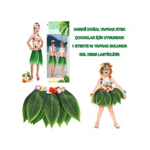 Cosmotex Tropikal Esintili Hawaii Yapraklı Parti Eteği Çocuk Boy