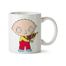 Family Guy Stewie Porselen Kupa Bardak Beyaz