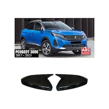 Peugeot 3008 Batman Yarasa Ayna Kapağı Piona Black Abs 2017+