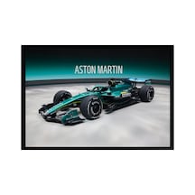 Aston Martin Poster 48x33 Cm Çerçeveli Valkyrie Amr Pro Yarış Arabası Tablosu Spor Araba Duvar Dekoru
