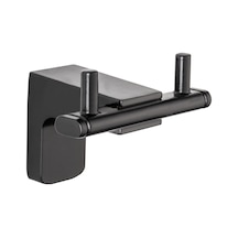 Premıum Ikılı Bornoz Askılık Mat Sıyah 71023-2m Renkli