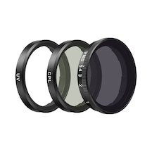 Telesın Osmo Action 6 Filtre Seti Cpl+vnd+uv